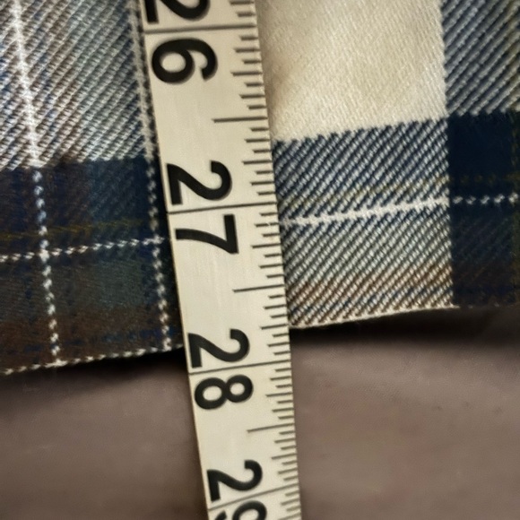 Surrey Classic Vintage Wool midi wrap plaid skirt medium - Picture 13 of 13